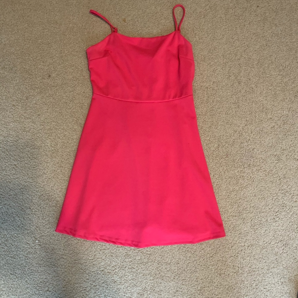She + Sky Pink Mini Dress